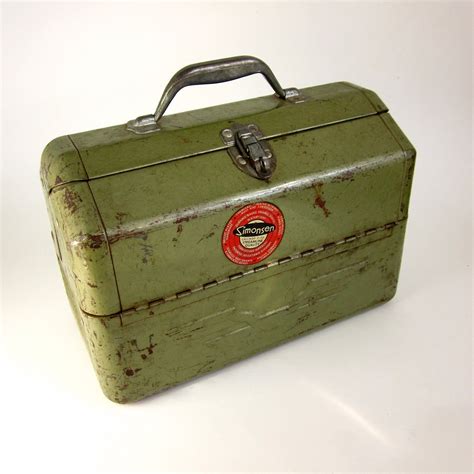 vintage metal tackle box|old tackle boxes for sale.